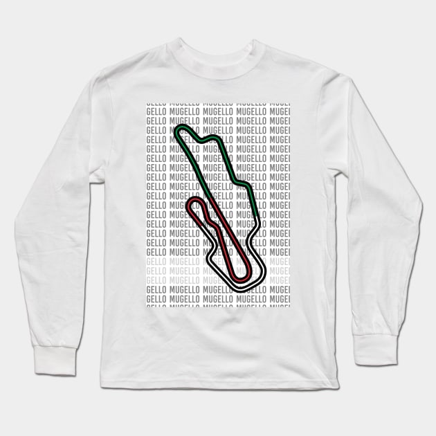 Mugello - F1 Track Long Sleeve T-Shirt by GreazyL